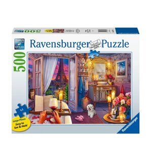 New sealed Ravensburger 500 pcs Large Format Puzzle- Cozy Bathroom